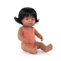 Spaans Meisje Pop 38 cm - Zalmkleurige Romper