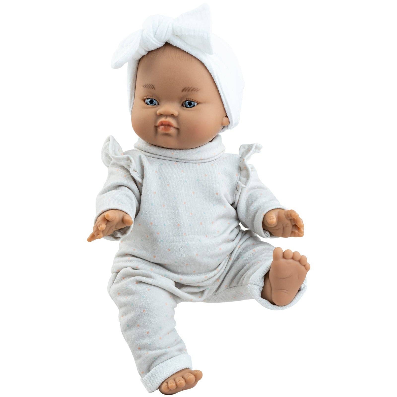 Baby Gordis - Olga with gray polka dot outfit