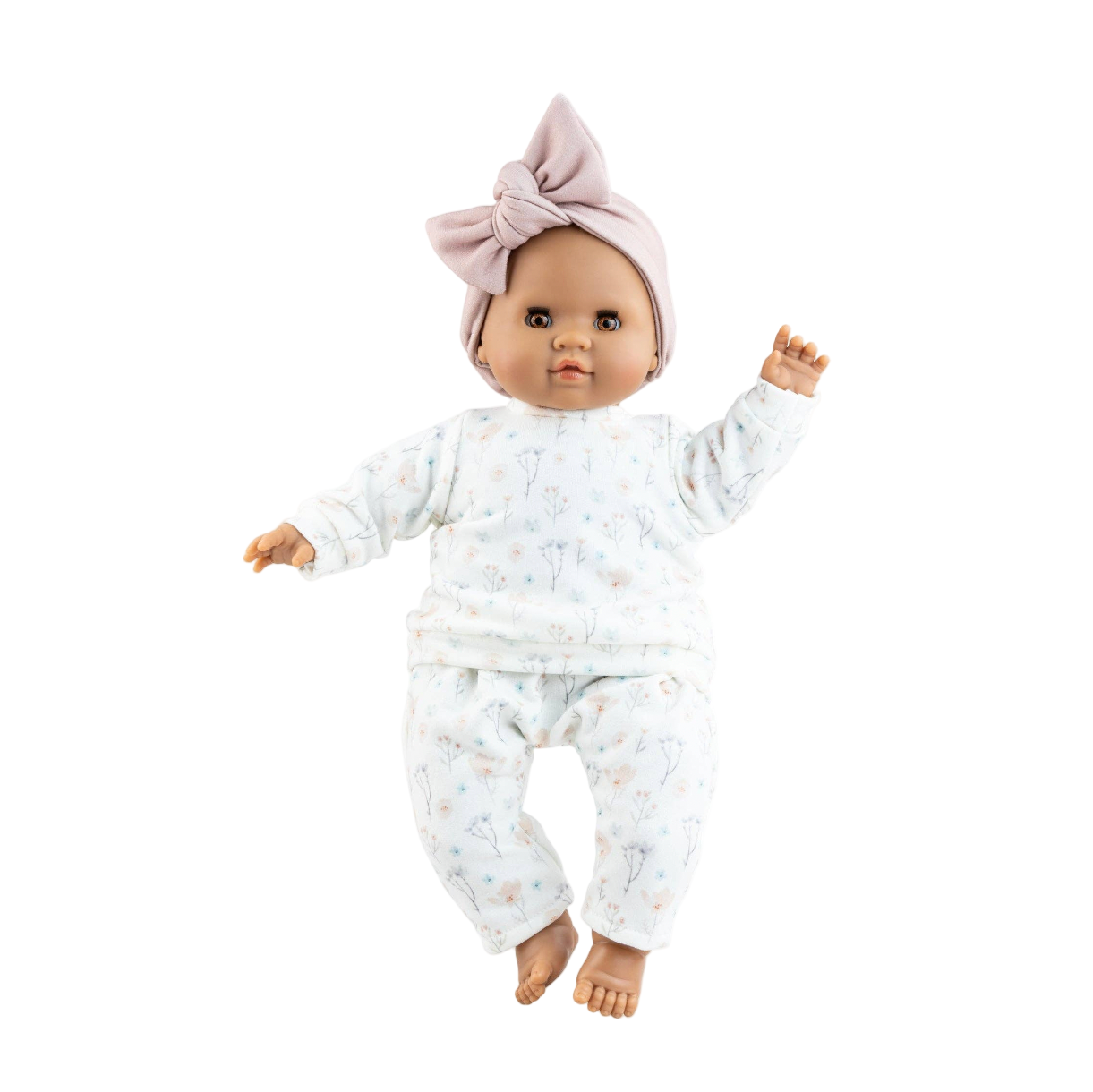 Alberta-Babypuppe – geblümtes Outfit 36cm