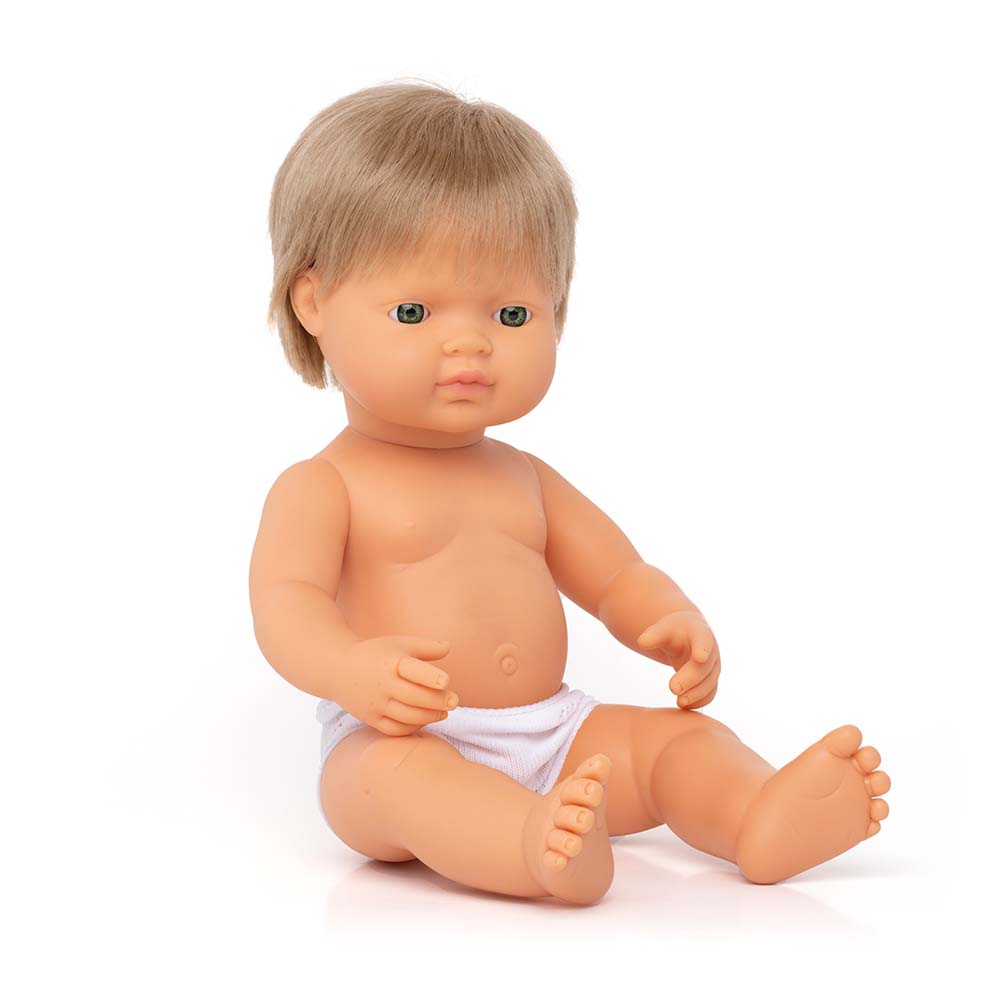 Baby Doll Caucasian Dirty Blond Boy 15 inch