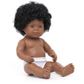 Baby Doll Afro-Amerikaans Meisje 38 cm